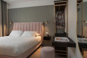 Postel nebo postele na pokoji v ubytování Hotel Sole