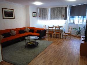 Posezení v ubytování Apartamento Chabela