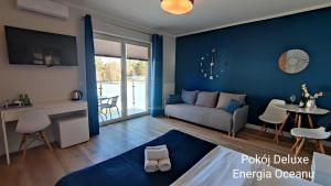 Χώρος καθιστικού στο BALTICUS Mrzeżyno