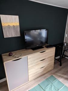 TV a/nebo společenská místnost v ubytování FeWo Altstadt BL