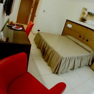 Postel nebo postele na pokoji v ubytování Hotel Novarello