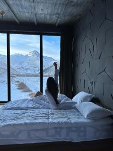Letto o letti in una camera di Gzaze