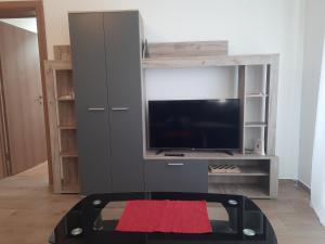 TV a/nebo společenská místnost v ubytování Ekskluziv