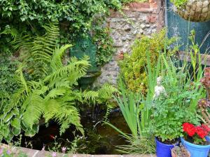 A garden outside The Dairy 