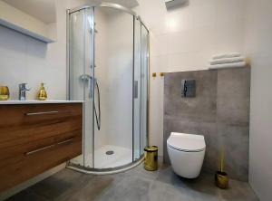 Kúpeľňa v ubytovaní Hugo Star Apartments