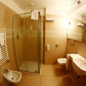 Koupelna v ubytování Hotel Novarello