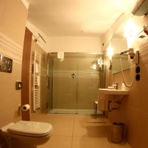 Koupelna v ubytování Hotel Novarello