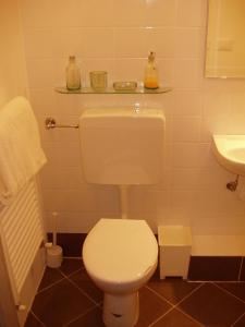 Koupelna v ubytování Villino Bianca