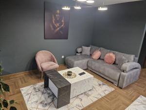 Posezení v ubytování Gold lux