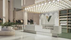 The lobby or reception area at Orlando Vitality Hotel