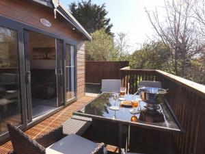 Balkón nebo terasa v ubytování Marigold Lodge