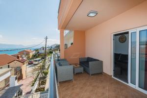 Balkón nebo terasa v ubytování Apartments Viljac