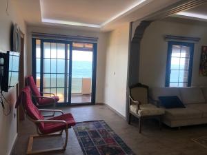 Posezení v ubytování Seyran Seaside Apartments - 2-dublex
