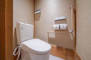 Koupelna v ubytování Ryokan Ryokufuso