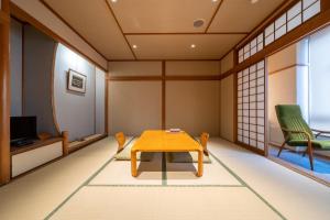 Posezení v ubytování Ryokan Ryokufuso
