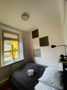 Posteľ alebo postele v izbe v ubytovaní Cristal Apartament Krynica - Zdrój