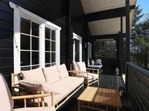 Balkón nebo terasa v ubytování 7 person holiday home in Løgstør-By Traum
