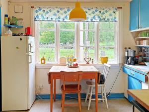Kuchyň nebo kuchyňský kout v ubytování Holiday home SÖLVESBORG XVI