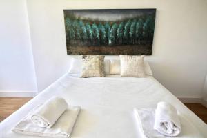 Postel nebo postele na pokoji v ubytování Apartamento con gran urbanización y piscina