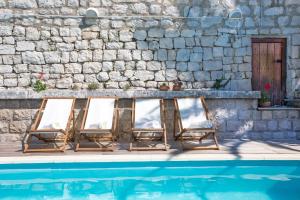 Bazén v ubytování Villa Luce Dubrovnik nebo v jeho okolí