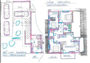 The floor plan of Villa Waluliso by Schladming-Appartements