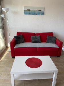 Prostor za sedenje u objektu Superbe Appartement Superbe Vue Océan