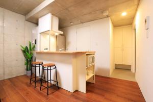 Virtuvė arba virtuvėlė apgyvendinimo įstaigoje Laffitte Okachimachi - Vacation STAY 8302
