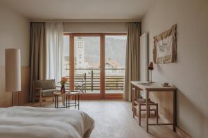 Postel nebo postele na pokoji v ubytování Hotel Schwarzschmied