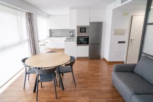 Kuchyň nebo kuchyňský kout v ubytování Ornis Apartments Poble