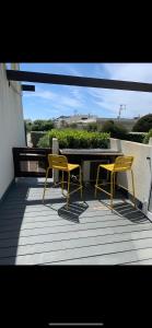 Balkón nebo terasa v ubytování Studio port nature 2