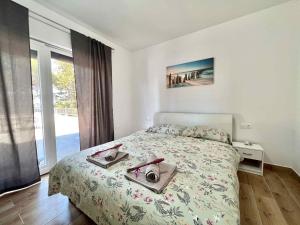 Posteľ alebo postele v izbe v ubytovaní Apartment in Dramalj 42942