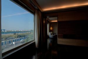 Balkón nebo terasa v ubytování JW Marriott Hotel New Delhi Aerocity