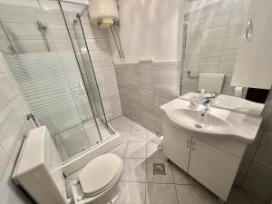 Kúpeľňa v ubytovaní Apartmani Zeleni Raj