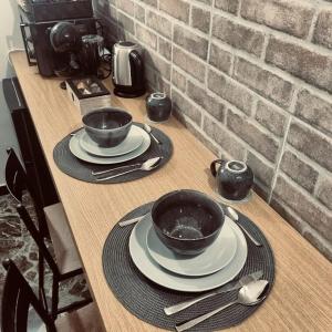 Příslušenství pro přípravu čaje a kávy v ubytování The loft 27