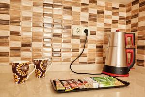 Bursa Suites Apart Otel的咖啡和沏茶工具