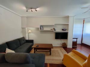 Televízia a/alebo spoločenská miestnosť v ubytovaní Apartamento Ruiloba