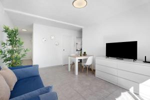 TV a/nebo společenská místnost v ubytování Bonito Apartamento Cristian Playa
