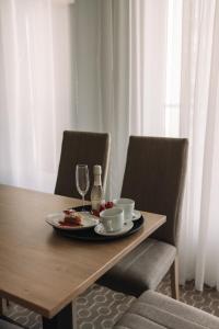Posezení v ubytování Merepargi ApartHotel & Cafe