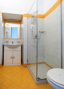Um banheiro em Albergo La Prora