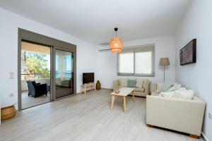 Posezení v ubytování Akrotiri Seaside Project
