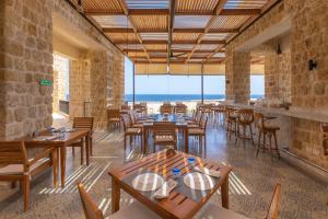 Posezení v ubytování Wadi Sabarah Lodge
