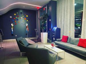 Zona de estar de Miami Beach 1 Bedroom w Pool 1109A