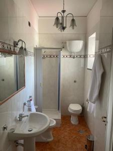 ห้องน้ำของ Hotel il Rosone