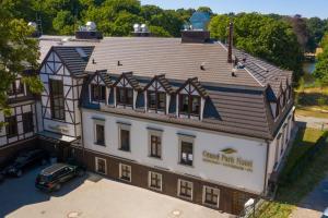 an aerial view of the grand part house at Grand Park Hotel in Szczecin