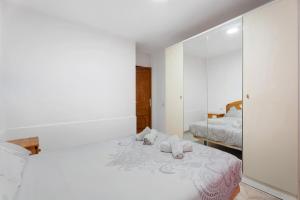 Postel nebo postele na pokoji v ubytování Apartamento Emeterio