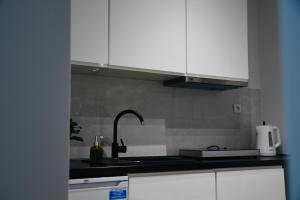 Kuchnia lub aneks kuchenny w obiekcie Narutowicza 5 Apartments