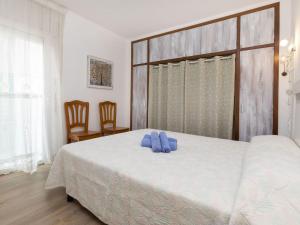 Posteľ alebo postele v izbe v ubytovaní Apartment Blau by Interhome