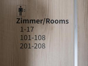 Certifikát, hodnocení, plakát nebo jiný dokument vystavený v ubytování Hotel Linde-Sinohaus