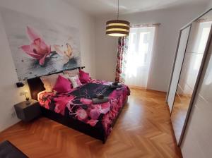 Letto o letti in una camera di Orchidea Apartment Split in the Centre