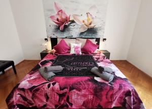 Letto o letti in una camera di Orchidea Apartment Split in the Centre